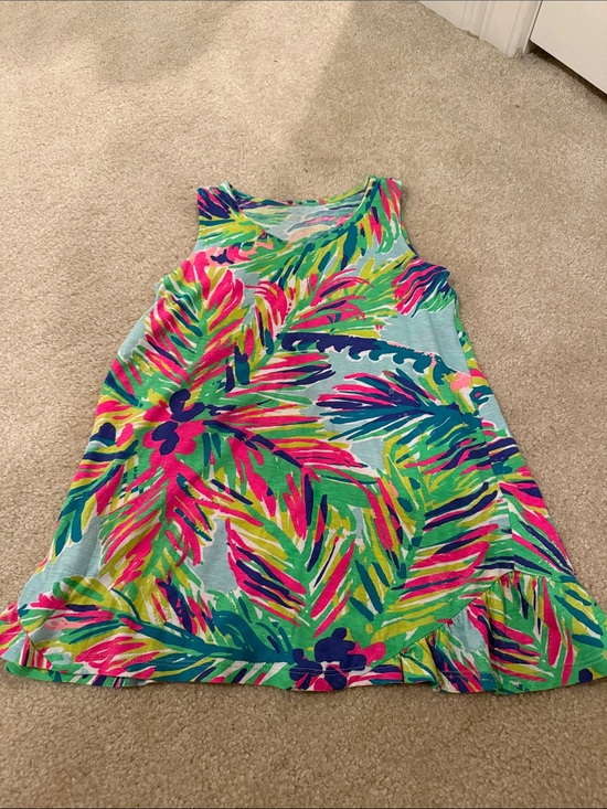 Lilly Pulitzer Other - Lilly Pulitzer Tropical Print Sleeveless Dress in Aqua, Pink & Green